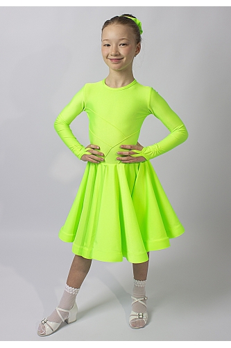 Бейсик для танцев ярко-салатовый