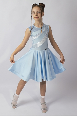 Бейсик для танцев голубой