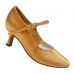 Жіночі танцювальні туфлі для стандарту (бежевий сатин) Жіночі танцювальні туфлі для стандарту (бежевий сатин)