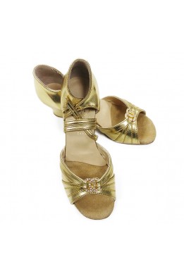 Танцевальные туфли для девочек (золото)