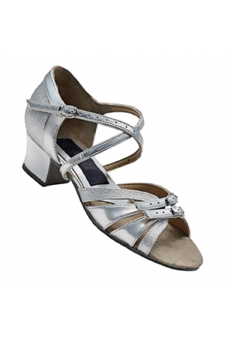Танцювальні туфлі для дівчаток (срібло)