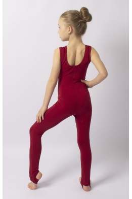 Комбинезон Niki для гимнастики и танцев бордовый